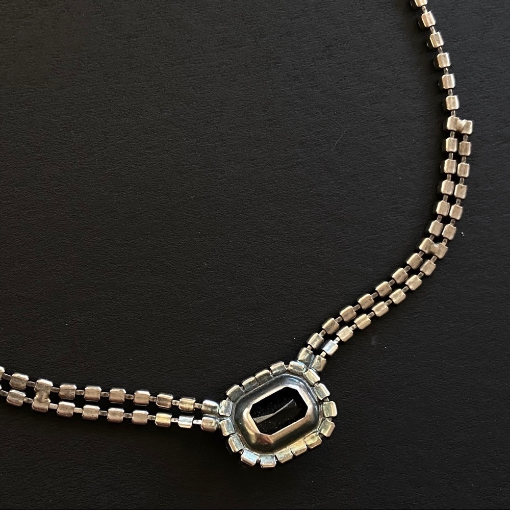 VINTAGE Czech Bohemian Crystal Rhinestone NECKLACE - Picture 5 of 6